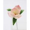 Cosmos Gifts Fine Porcelain Pink Crocus Flower Stem Garden Stake