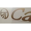 MONACO CAYMAN MONACO RV DECAL LOGO LEGEND 30.5x6" BRASS MOTORHOME
