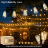 Hobbynors 10Pack ST38 LED Outdoor String Light Replacement Bulbs, Shatterproof