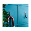 Fayesia Living Black Wall Hooks for Hanging - Blacksmith Handcrafted
