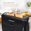 prepAmeal Long Slot Toaster 2 Slice Toaster with 6 Shade