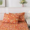 FADFAY Paisley Sheets Set Twin Bohemian Damask Paisley Bedding Luxurious
