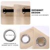 MIULEE 2 Panels Beige Semi Sheer Window Curtains Elegant Grommet