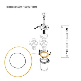 Replacement O-Ring for Biopress/PondoPress Part No. 28812 - Oase