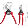 Professional Heavy Duty Bypass Secateurs, Garden Pruning Shears with Ergonomic