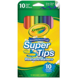 Crayola Super Tip Markers Washable 10 ea ( Pack of 9)