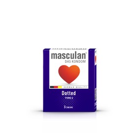 masculan® Das Kondom - DOTTED 3 Stück