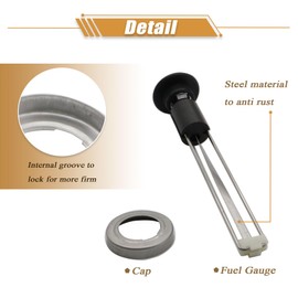 XQSMWF Fuel Gauge Prairie Gas Gauge Tank Fuel Float Gauge Compatible with Kawasaki Bayou 220 250 300 400 KLF220 KLF250 KLF300 KLF400 Prairie 300 400 KVF300 KVF400 52005-1121 52005-0735 52005-1086