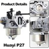YGQ GX390 GX340 Carburetor Huayi P27 Predator 420cc Carburetor 16100-ZF6-V01