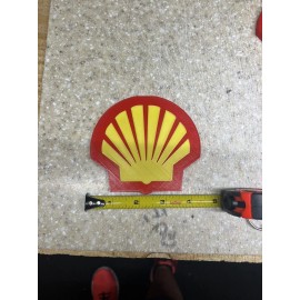 Shell gas oil sign