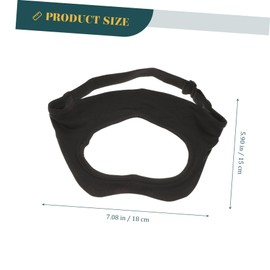 SHINEOFI Adjustable Sweat-Absorbent VR Eye Mask Cover for Gaming Breathable Quick-Dry Fabric Compatible Most VR Headsets for Extended Use