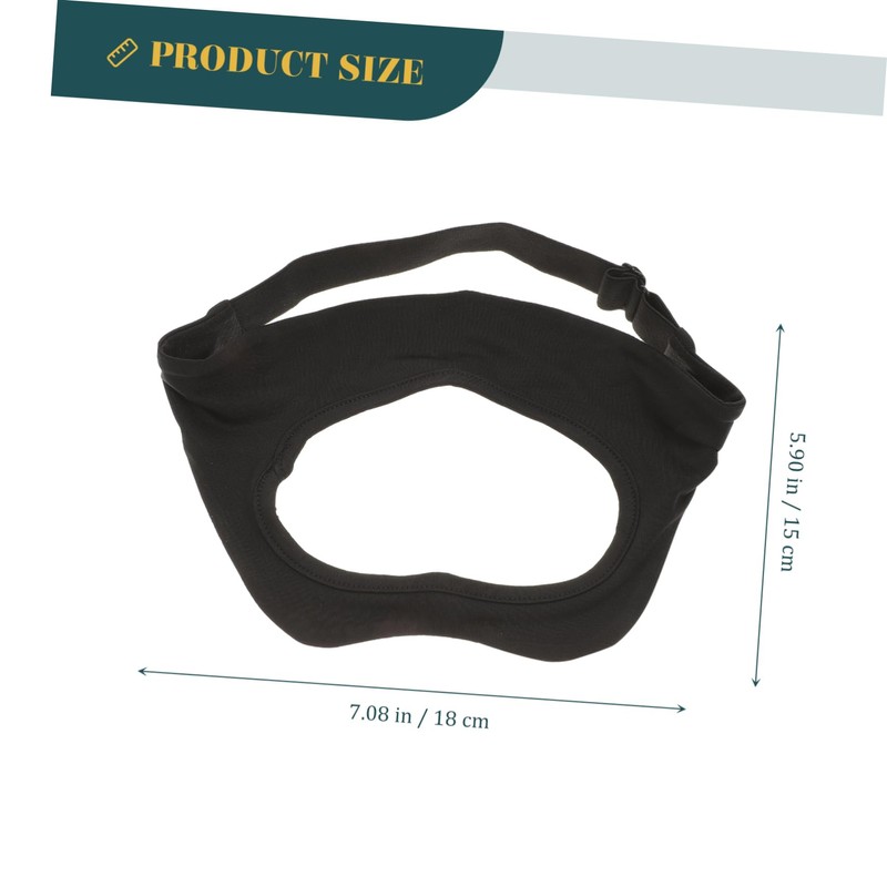 SHINEOFI Adjustable Sweat-Absorbent VR Eye Mask Cover for Gaming Breathable