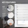 CHICOLOGY Zebra Blinds, Roller Window Shades, Blinds for Windows, Roller