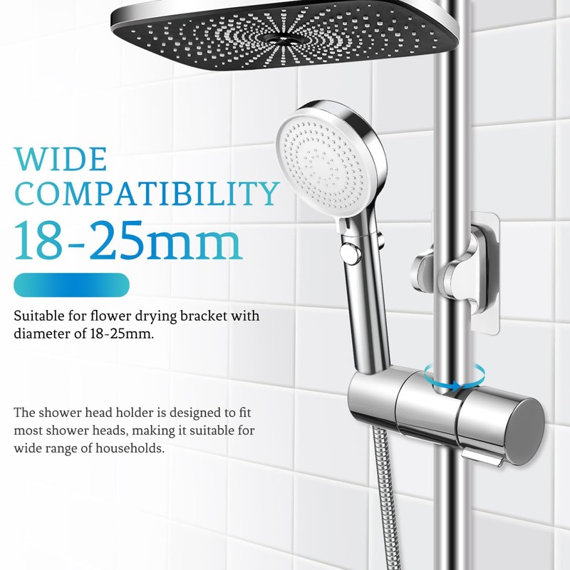 jojofuny Shower Hook, Large Diameter, 0.7 - 1.0 inches (18