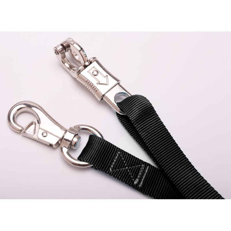 Adjustable Trailer Tie （2 Pack）-Horse Trailer Nylon Strap Tie，Adjusted from