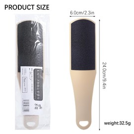 MUNSKT Double-Sided Foot File Foot Rasp File Dead Skin Remover Foot Scrubber Hard Skin Remover Foot Care for Wet and Dry Cracked Feet