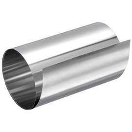 TA-VIGOR 1Pcs 304 Stainless Steel Foil Roll, 1000mm x 100mm x 0.02mm Metal Strip Sheet Fine Plate Sheet Foil for Crafts, Electronic Equipment