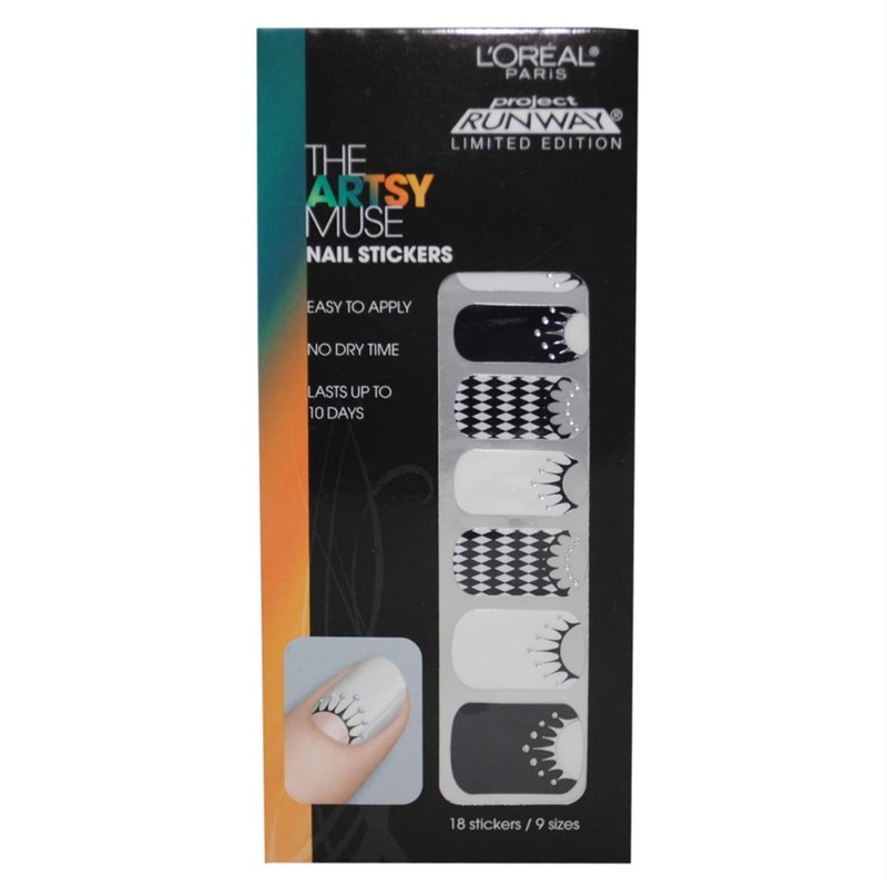 L'Oreal Paris Pegatinas para uñas de edición limitada Project Runway