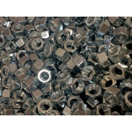BRIGHTON BEST 3/8-16 HEX NUT GRADE 5 ZINC PLATED - 50 PIECES - NEW