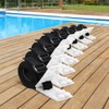 ALFORDSON Pool Cover Roller 8PCS Straps Kit Solar Swimming Pool