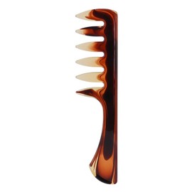 Pompadour Hair Styling Combs for Men, Professional Comb with Wide Teeth for Smooth Back Hairstyles, Retro Men's Grip Comb, Double-Sided Haircut, Texture Comb, Large Styling Comb (02)