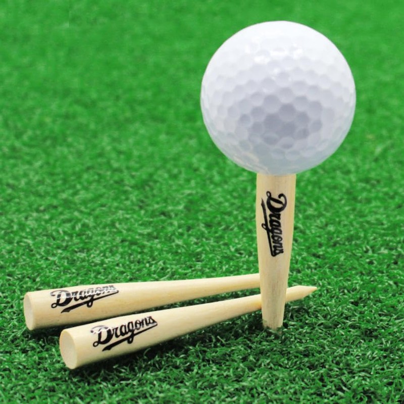 HOKUSHIN TRADING W24TEE003 Chunichi Dragons Bat Tees 10 Pcs Golf