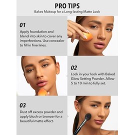 SHEGLAM Polvos Sueltos Para Rostro Con Control De Aceite Sin Poros Impecables Suavizan Las Líneas Finas Y Brillan En La Oscuridad Translúcido