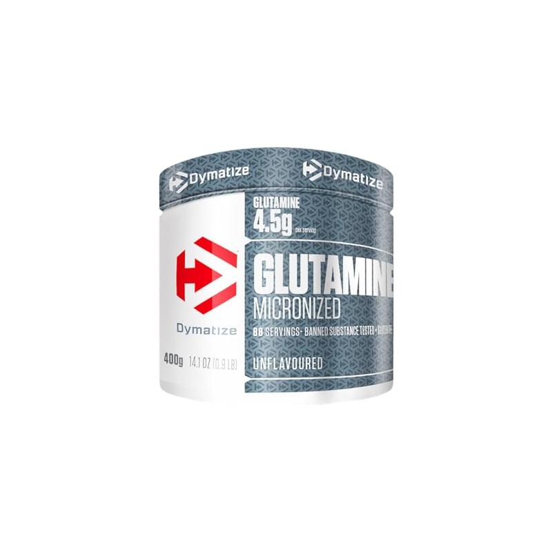 Dymatize Glutamine Micronized Unflavoured Powder 400g - Amino Acid -
