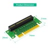WLGQ PCI-E X8 Riser Card, PCI Express Male to Female