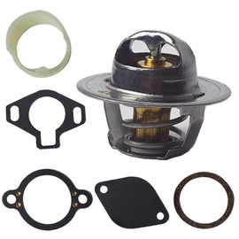 Thermostat Kit 160° for Mercruiser 807252Q5 V6 & V8 4.3L, 5.0L, 5.7L, 7.4L,8.2L 1987-Up Replaces 18-3647