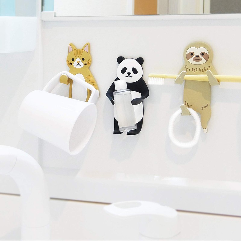 Toyo Case Sticky Hook Panda Friends SH-F-08