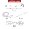 Kihung (8 Pack LED T5 3FT Tube Light Fixture, 15W,