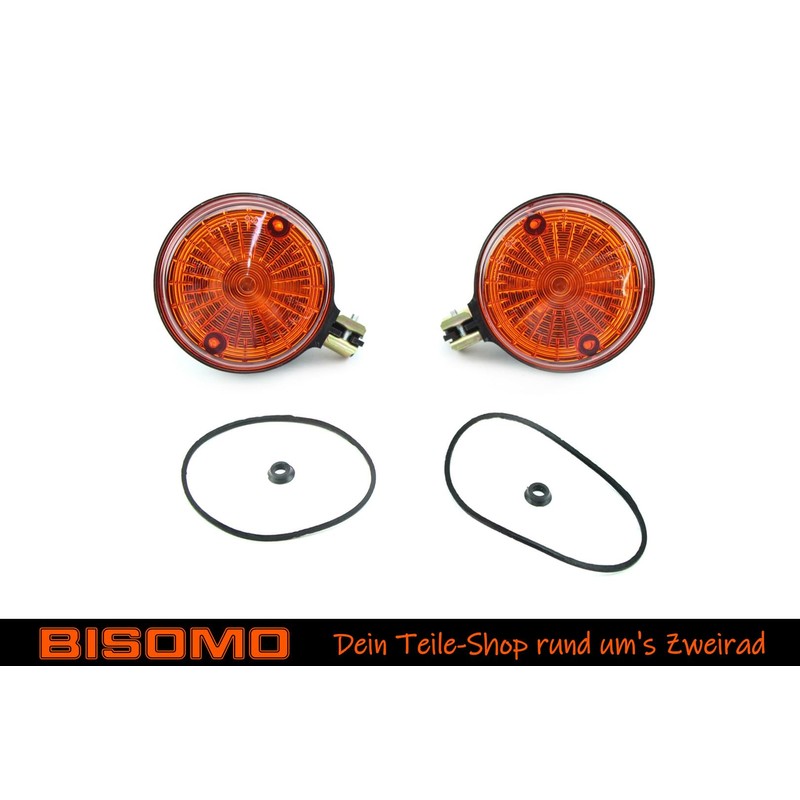 BISOMO Blinker Set, Blinkleuchten Hinten für Simson S50 S51 S70