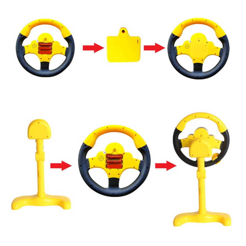 Children Steering Wheel Toy Simulation Driving Car Education Toy 360