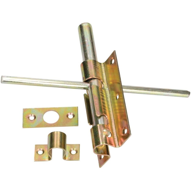 KOTARBAU® Door Bolt Bolt 100 mm Double-Sided Gate Bolt Lock