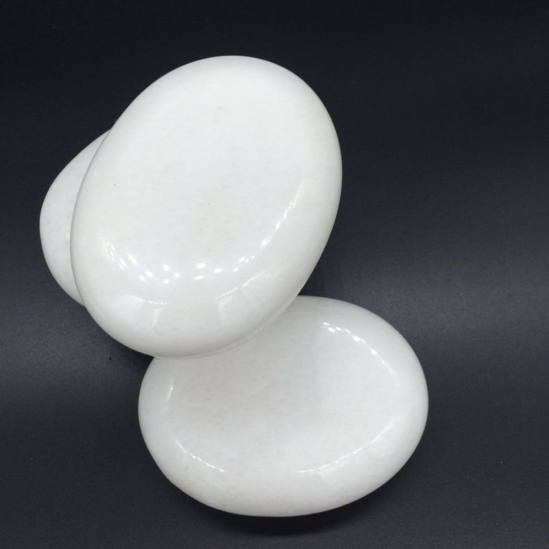 Zabrina 4 pcs Cold Stone Massage Stone Set Handcrafted Marble