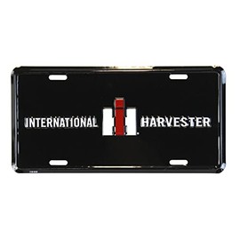 International Harvester Black 6" x 12" License Plate 2201