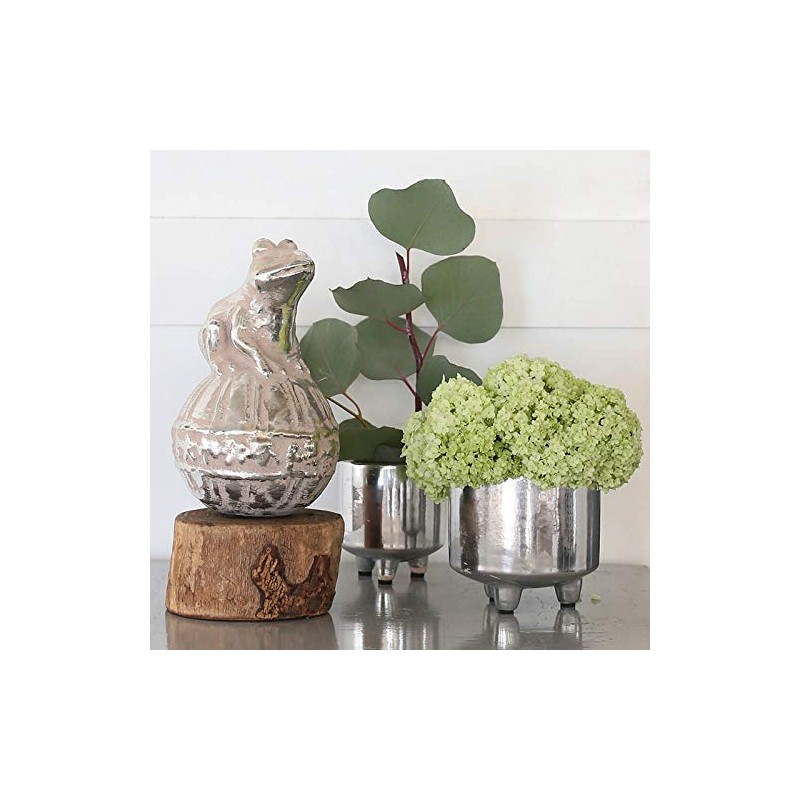 Dalton Silver Pot with Legs S G20-0203 Footed Pot