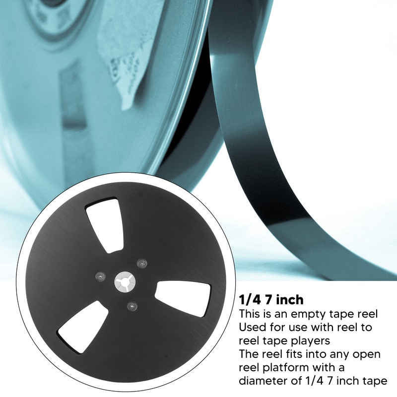 1/4 7 Inch Empty Tape Reel 3 Holes Wind Resistance