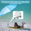 Taufe Ground Spike Parasol, Umbrella Stand Beach Lawn Spike for