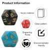 Anevios 50 Piece Colourful Dice Set Polyhedral Dice d20 with