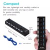 Universal 7 Ports USB Hub 3.0 Powered Splitter ON/OFF Switch