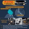 zorunowa Car Headrest Pillow, Thickened Memory Foam Road Pal Headrest,