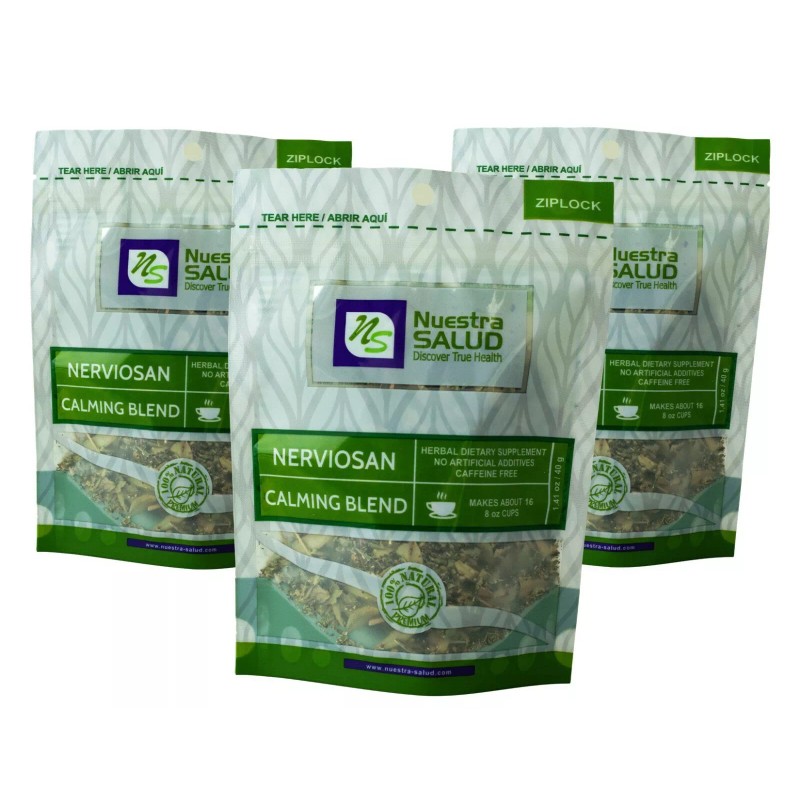 Nuestra Salud Nerviosan Te Calming Tea Blend Herbal Value Pack