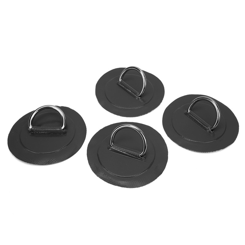 4 Pcs Inflatable Boat DRing Pad Patch PVC Durable Marine