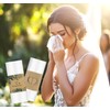 BLISSIQUEE Tears of Joy Handkerchiefs, Pack of 100 Wedding Decoration
