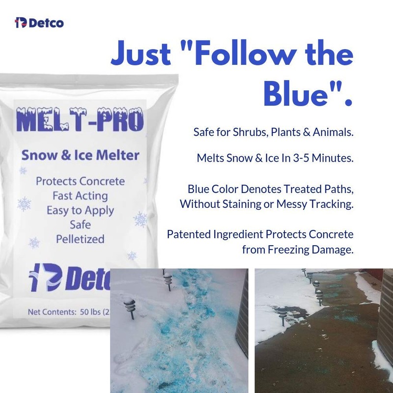 Snow & Ice Melter- Unique Polymer Formula-Big- 2 lb Shaker,