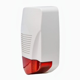 tiiwee Dummy Attrappe Outdoor Sirene - Einbruchschutz - Groß