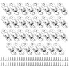Keyhole Hanger 30 Pieces Metal Lens Head Fitting Picture Frame