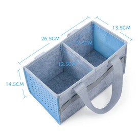 Vicloon Bag for Toniebox Starter Set and Accessories Storage Bag, Toniebox Audio Player Felt Organizer Bag, Travel Carrying Bag with Handle for Toniebox, Carrying Case Bag for Toniebox & Accessories